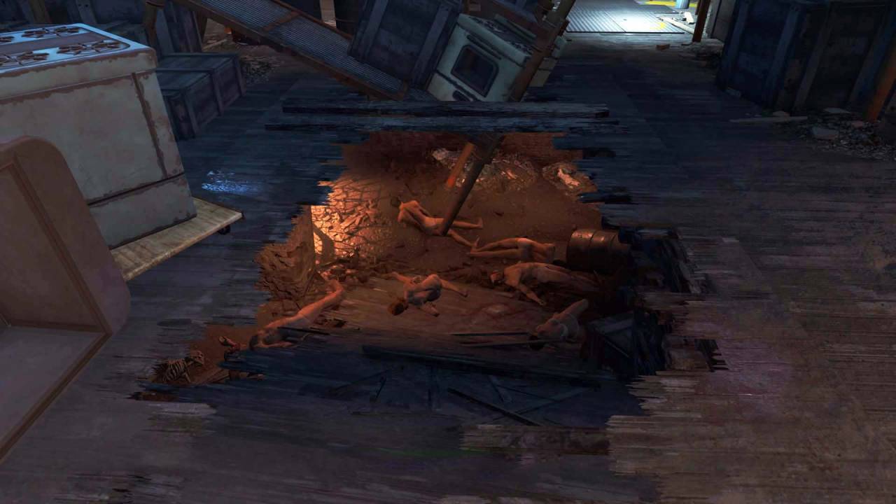 Fallout 4 cellar bodies reference to the road