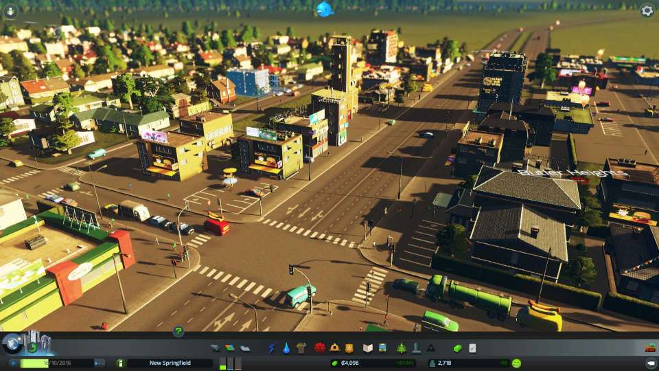 Cities Skylines screenshot streets traffic