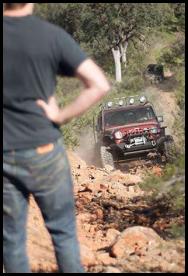 Jeep offroading watching