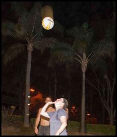 Night volleyball