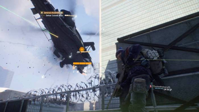 The Division Tom Clancy helicopter boss