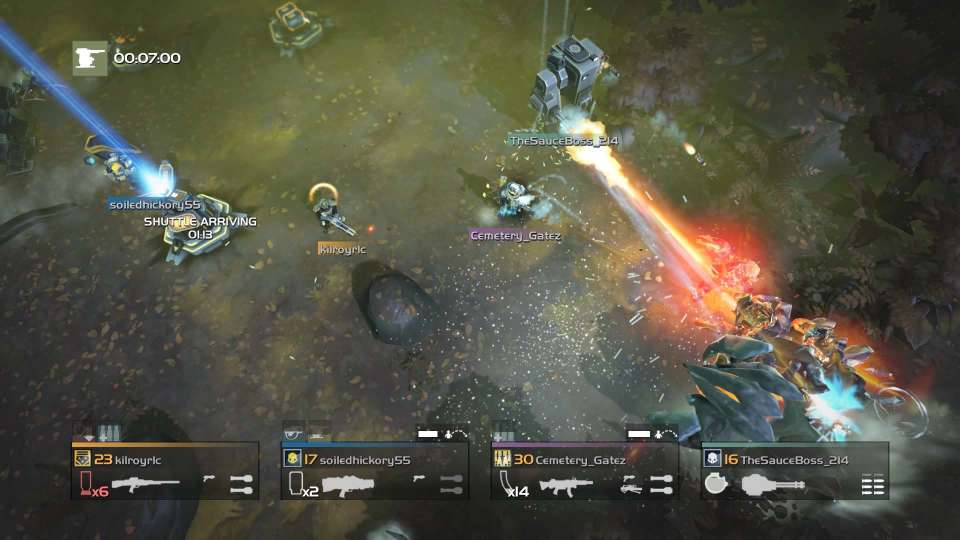 Helldivers extract mech