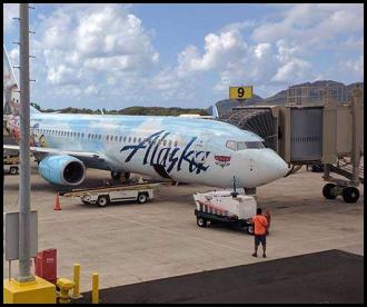 Hawaii Kauai Alaska Airlines Cars plane
