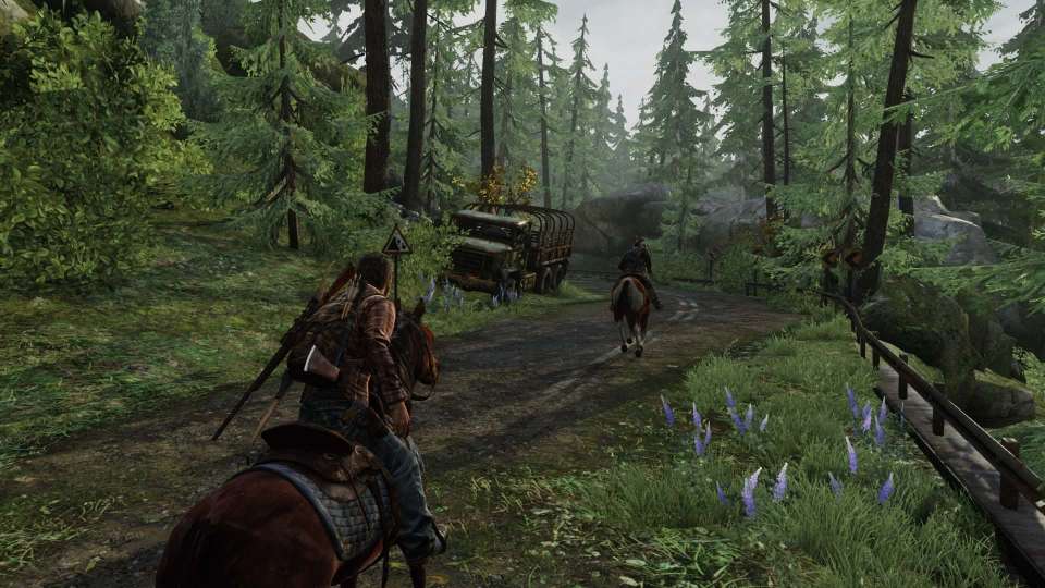 The Last of Us horseback countryside