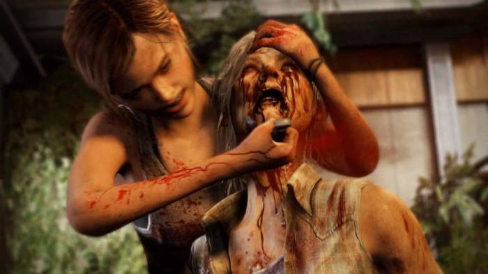 The Last Of Us Ellie screenshot jugular cut