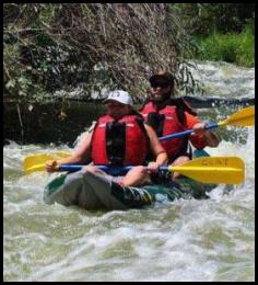 Cache Creek rafting rapids