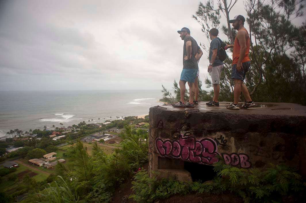 Oahu hike pillbox view