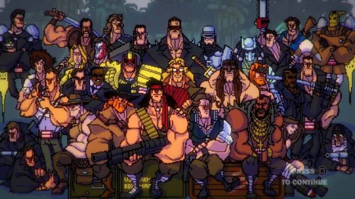 Broforce all the bros
