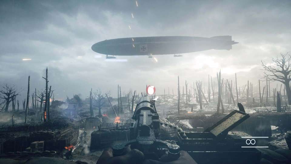 Battlefield 1 turret zeppelin