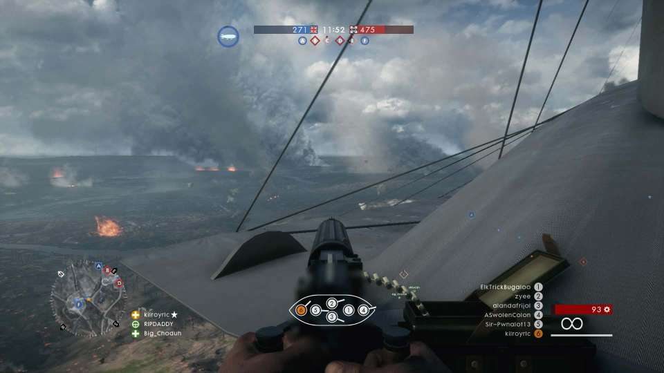 Battlefield 1 turret zeppelin
