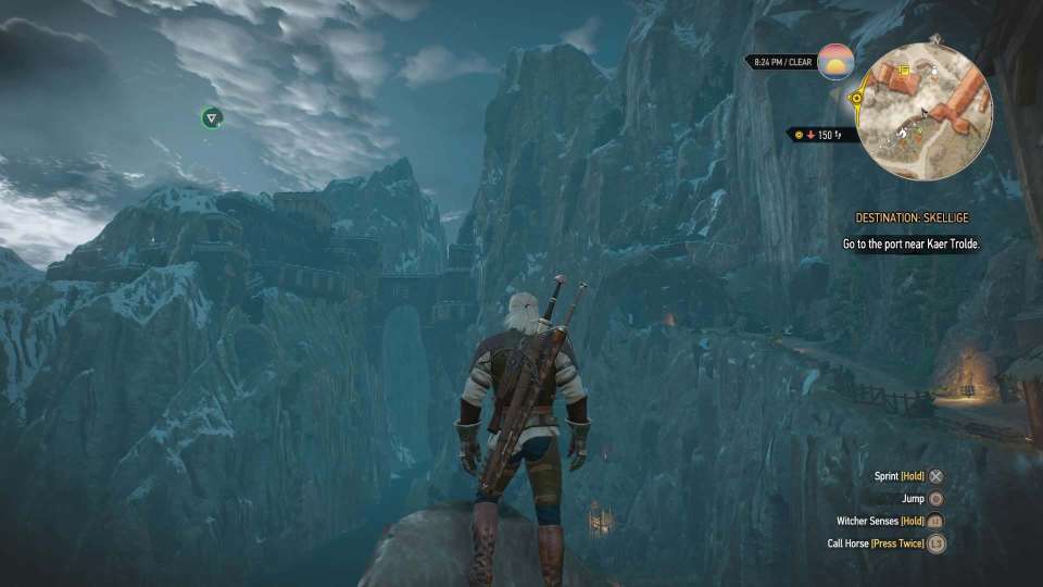 Witcher 3 Skellige cliffs