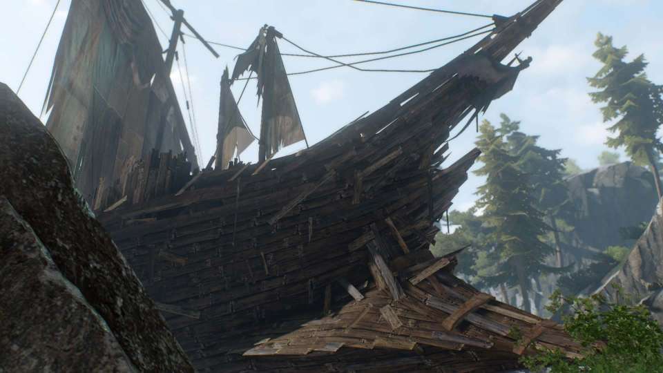 Witcher 3 wooden ship