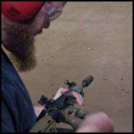 thumbnail Gun range suppressed rifle