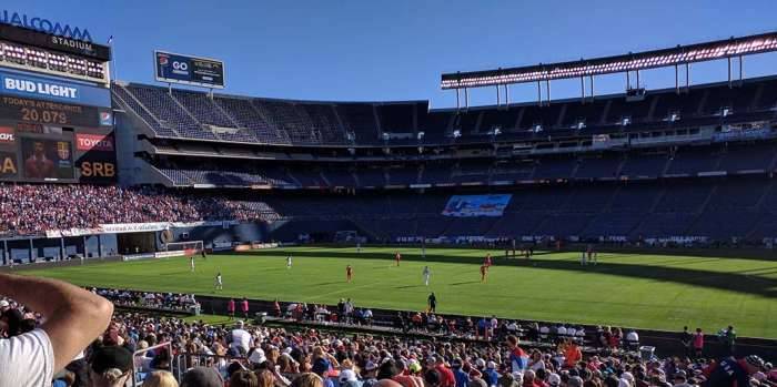 US soccer Qualcomm stadium 2017 match