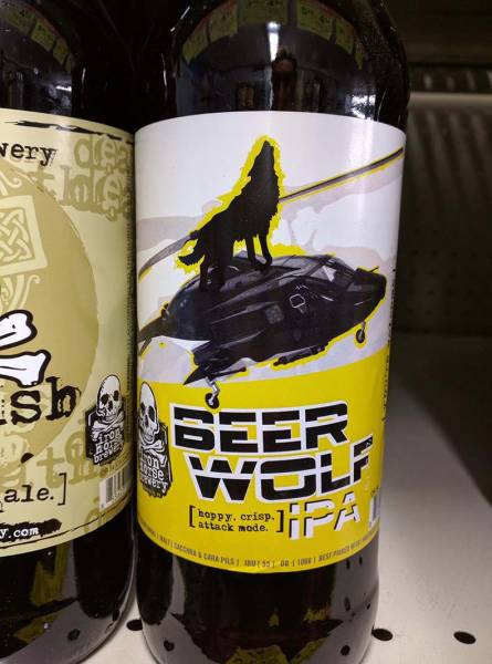 Iron Horse Beer Wolf IPA bottle