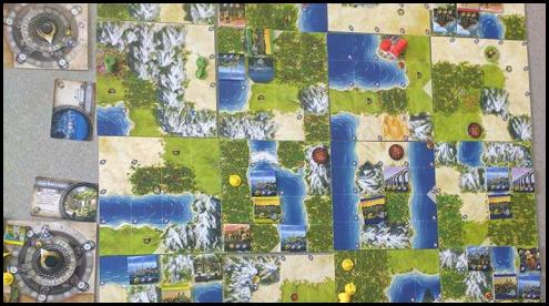 Civilization board game map