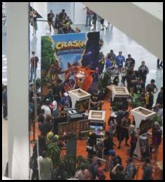 E3 2017 Electronic Entertainment Expo lobby Crash Bandicoot