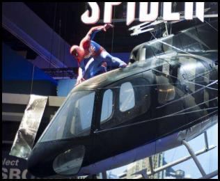 E3 2017 Electronic Entertainment Expo Spider Man helicopter