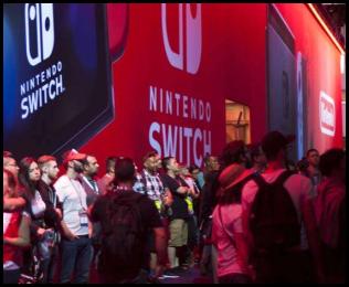 E3 2017 Electronic Entertainment Expo Nintendo Switch banner line