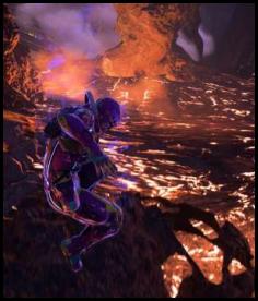 Mass Effect Andromeda Peebee signal lava