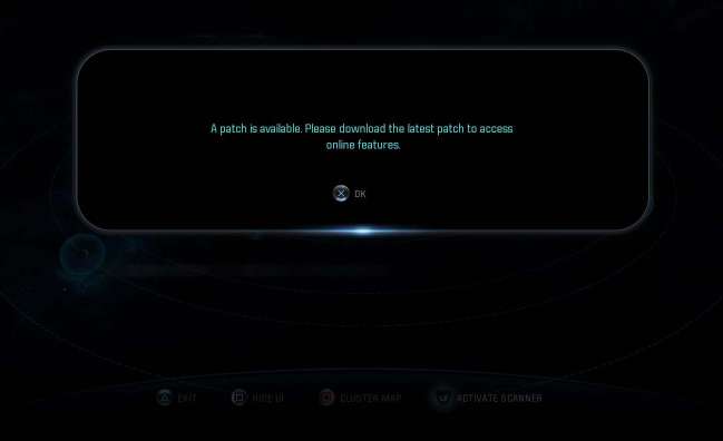 Mass Effect Andromeda screenshot A patch is available incessant dialogue