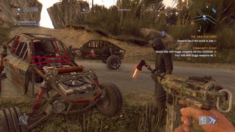 Dying Light buggies the ties the bind