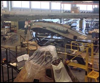 Dulles air museum Nazi flying wing WWII restoration space capsule