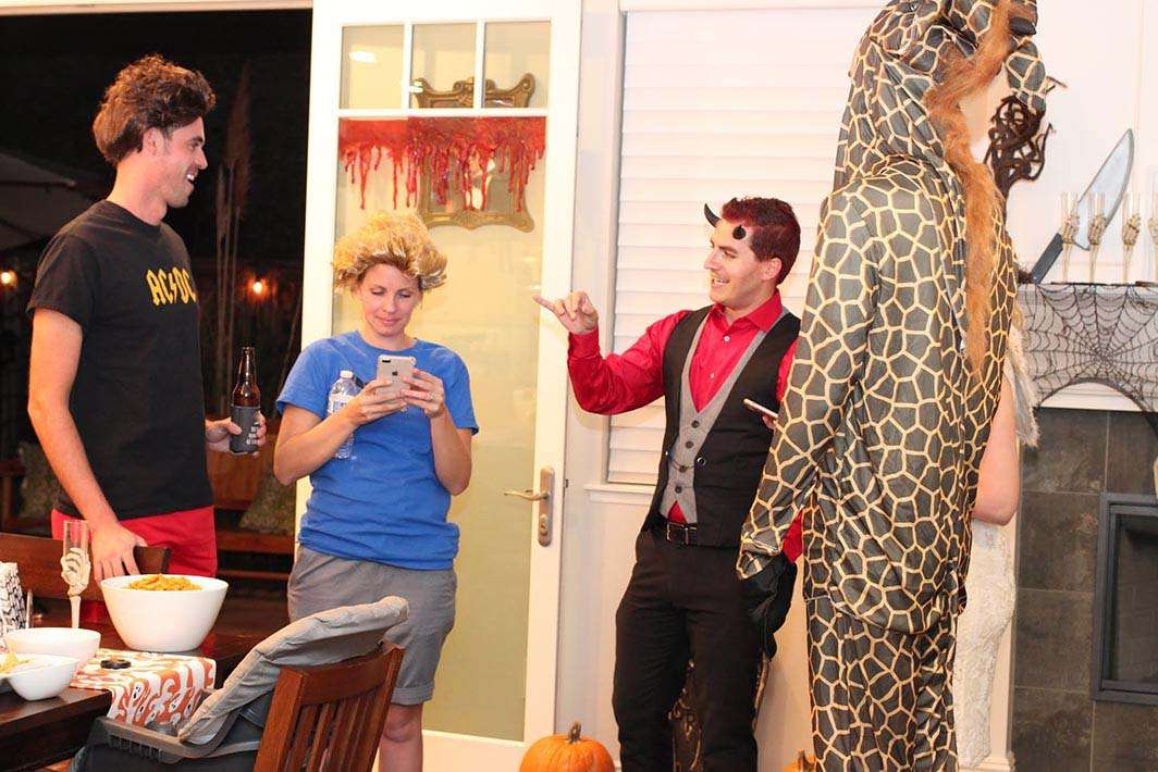 Costume Halloween Beavis Butthead devil giraffe