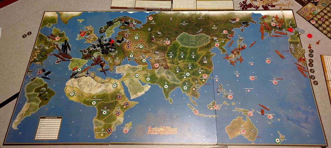 Axis and Allies Anniversary Edition board endgame