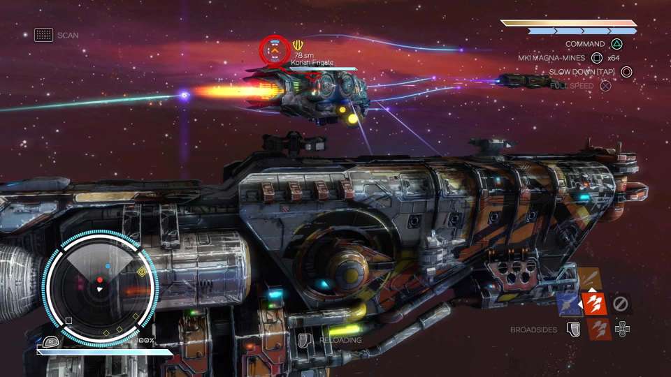 Rebel Galaxy video game screenshot starship battle