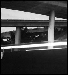 Film photography freeway long exposure
