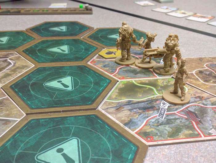 Fallout board game hex tiles