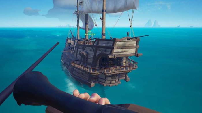 Sea of Thieves screenshot boarding another ship