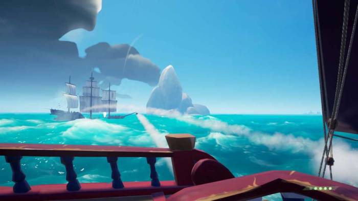 Sea of Thieves screenshot cannon fire ship battle