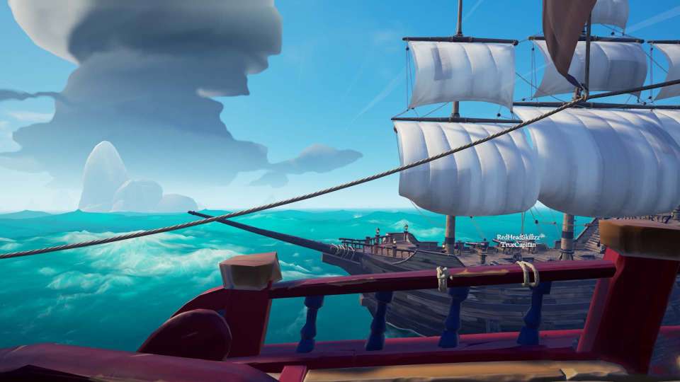 Sea of Thieves ship battle RedHeadSkillzz TrueCapitan