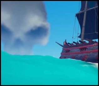 Sea of Thieves skull cloud