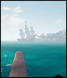 Sea of Thieves ship aground island