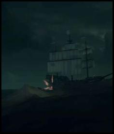 Sea of Thieves ship combat night explosion