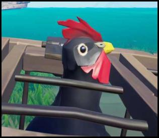 Sea of Thieves ship island rooster cage