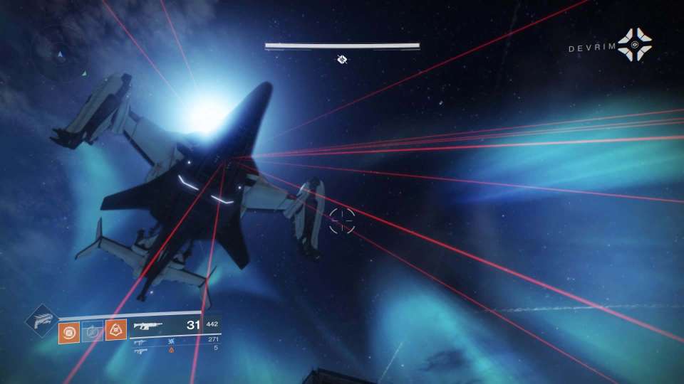 Destiny 2 Devrim gunship lasers