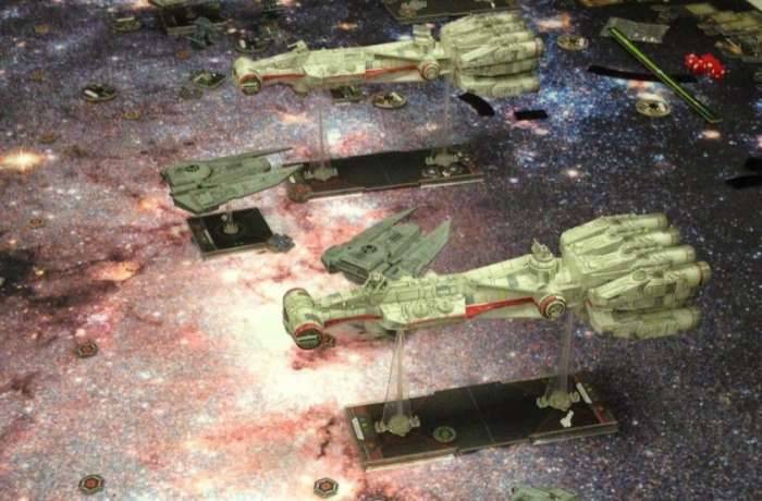 Star Wars xwing miniatures corvette bomber awing