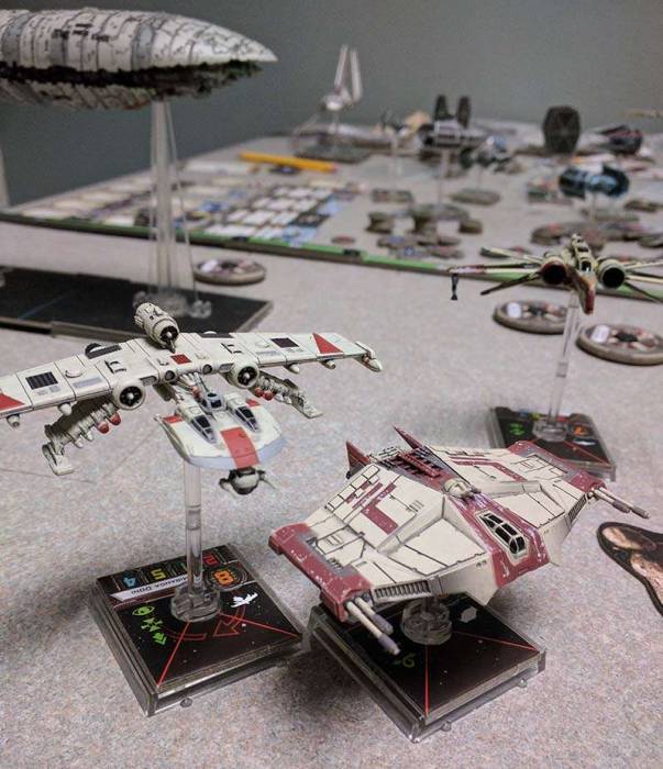 XWing miniatures fighters