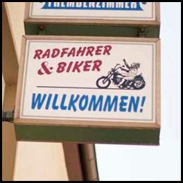 thumbnail Radfahrer biker sign Germany