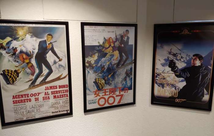 Swiss Alps Piz Gloria James Bond posters