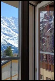 Swiss Alps Murren Hotel Eidelweiss room view