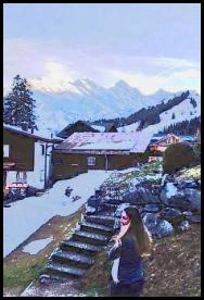 Swiss Alps Murren town