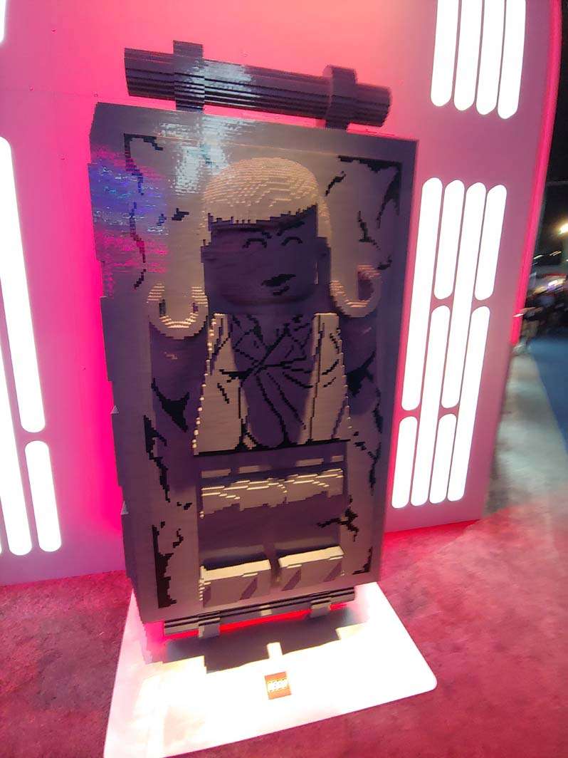 E3 2019 Lego Han Solo carbonite