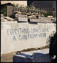 Tom Clancy The Division 2 everything looks like a gun from here