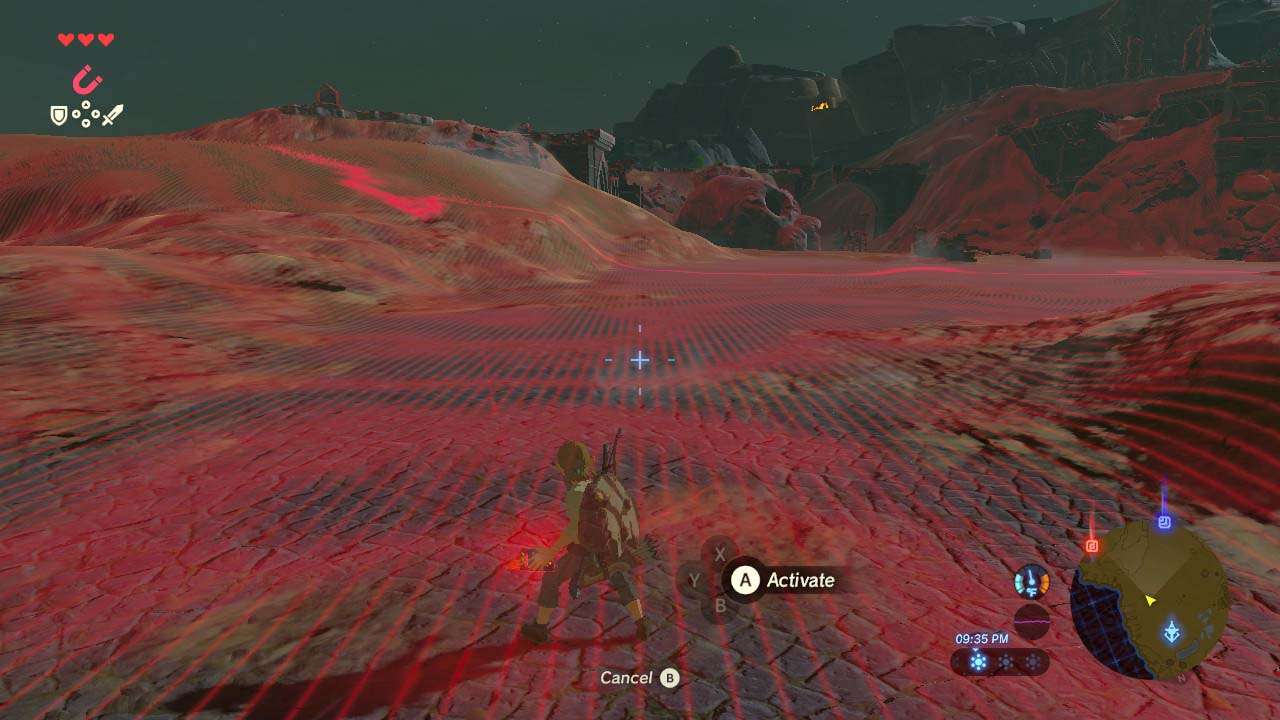Zelda Breath of the Wild Link magnet effect