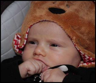 Infant bear costume